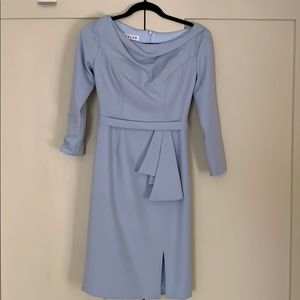 Angelina Jolie  Midi Evening  Dress in Light Blue